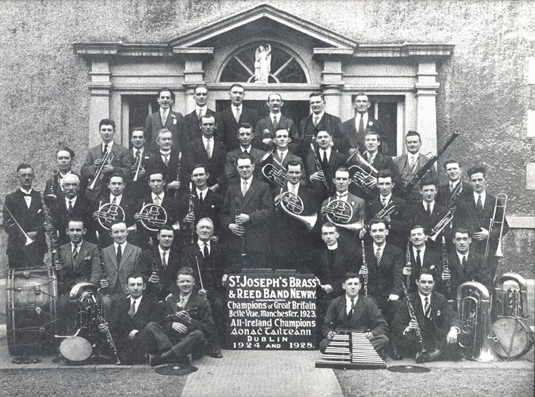 St. Joseph’s Brass and Reed Band, c.1928 Newry and Mourne Museum Collection St. Joseph’s Brass and Reed Band, c.1928 Newry and Mourne Museum Collection