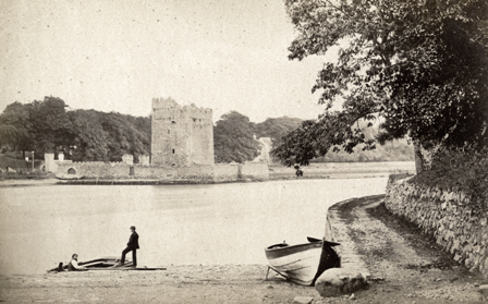 Narrow Water Castle photographed from the opposite side of the estuary of the Clanrye River c.1900. Newry and Mourne Museum Collection Narrow Water Castle photographed from the opposite side of the estuary of the Clanrye River c.1900. Newry and Mourne Museum Collection